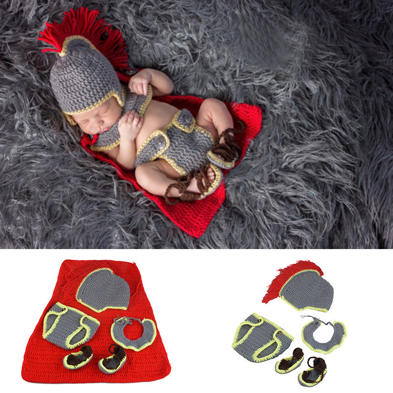 Baby Clothing Designer - Handgefertigte gehäkelte Neugeborene Baby Jungen Fotografie