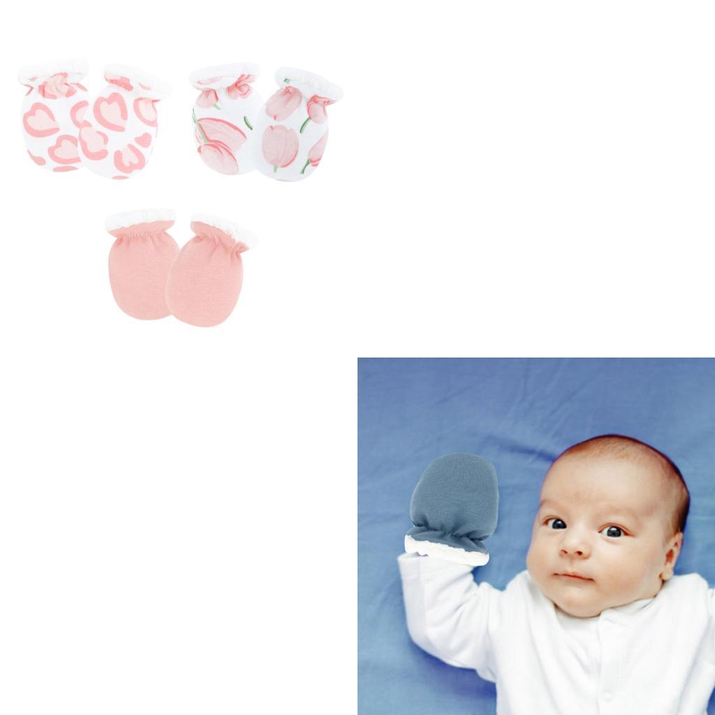 Baby Mittens Scratch - J2HD -Set von 3 Paar Baby