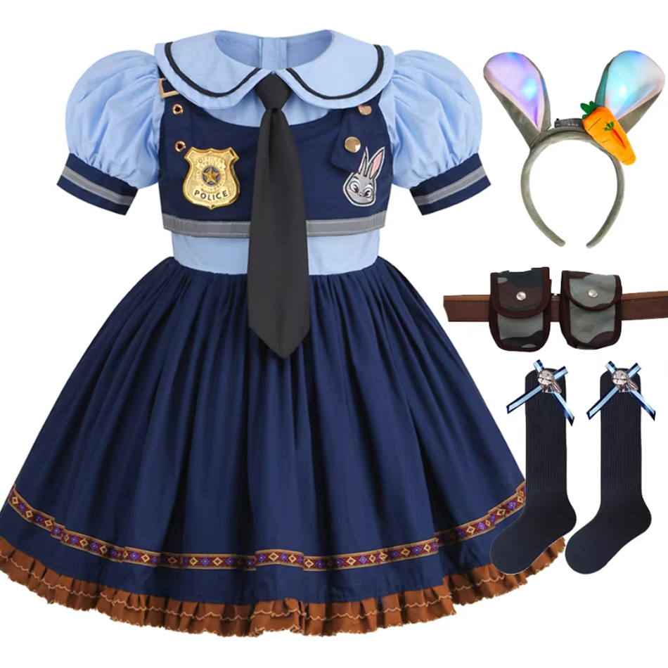Baby Clothing Sizes - Judy Cosplay Kostüm für Kinder, Karneval-Partykleid,