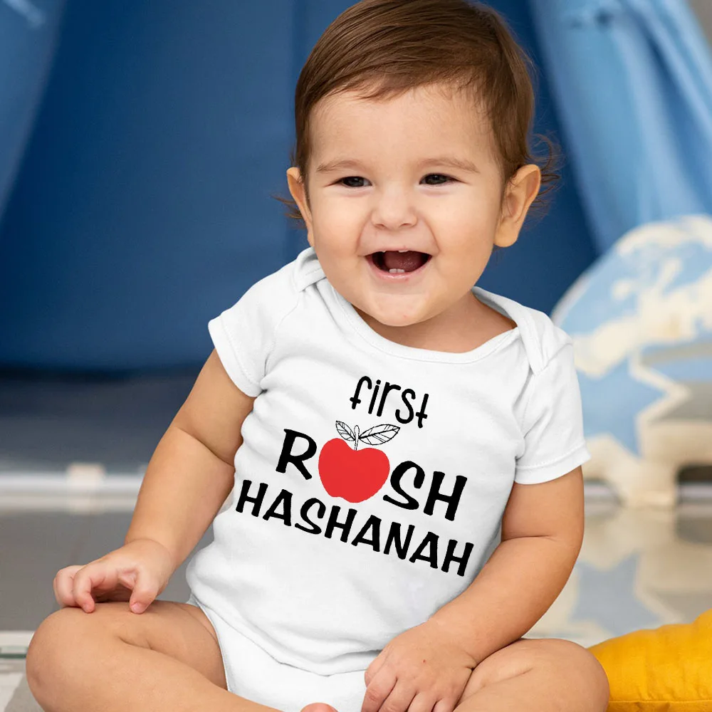 Baby Clothing Jewish - My First Rosh Hashanah Neugeborenes Baby