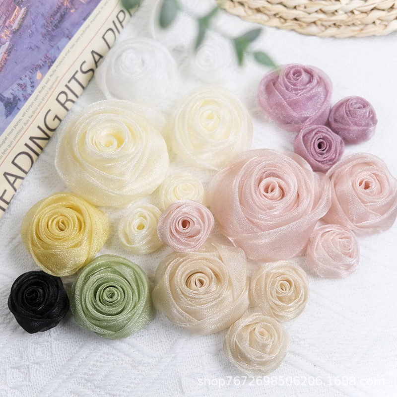 3-4,5cm Organza Schneerose Kop – Baby Clothing Designer Bewertung und Preis