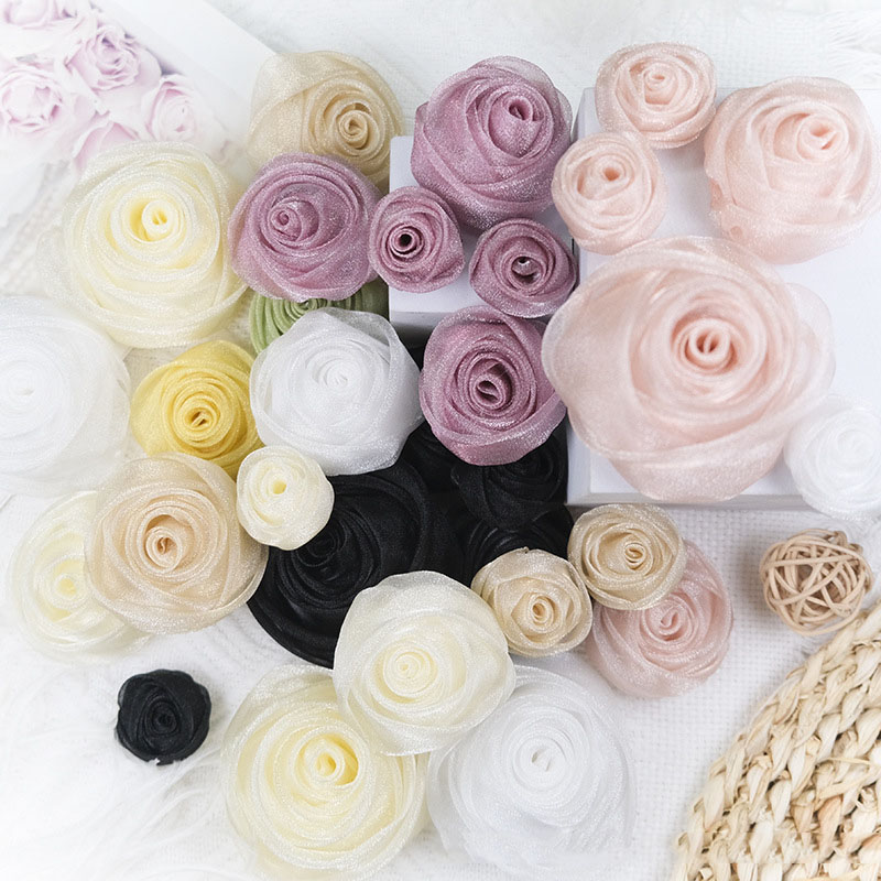 3-4,5cm Organza Schneerose Kop – Baby Clothing Designer Bewertung und Preis