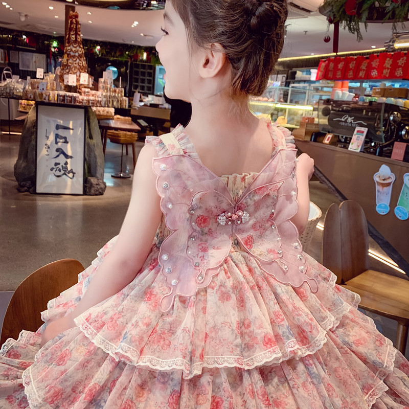 Sommer Mädchen Mehrlagiges Rüs – Baby Clothing Dresser Bewertung und Preis