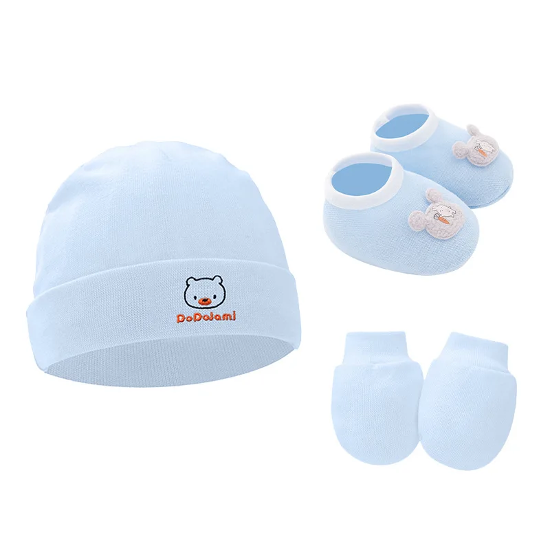 3 Teile/satz Neugeborenen Hut  – Baby Mittens Scratch Bewertung und Preis