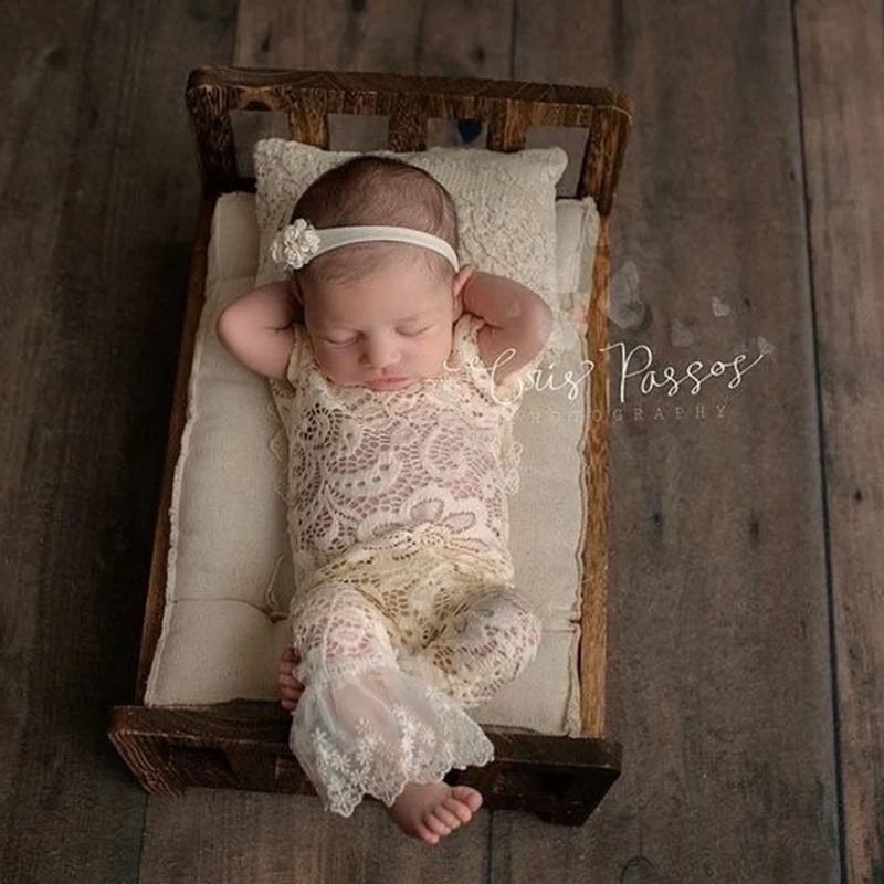 Spitzen-Schlaghosen-Strampler  – Baby Clothing Country Bewertung und Preis