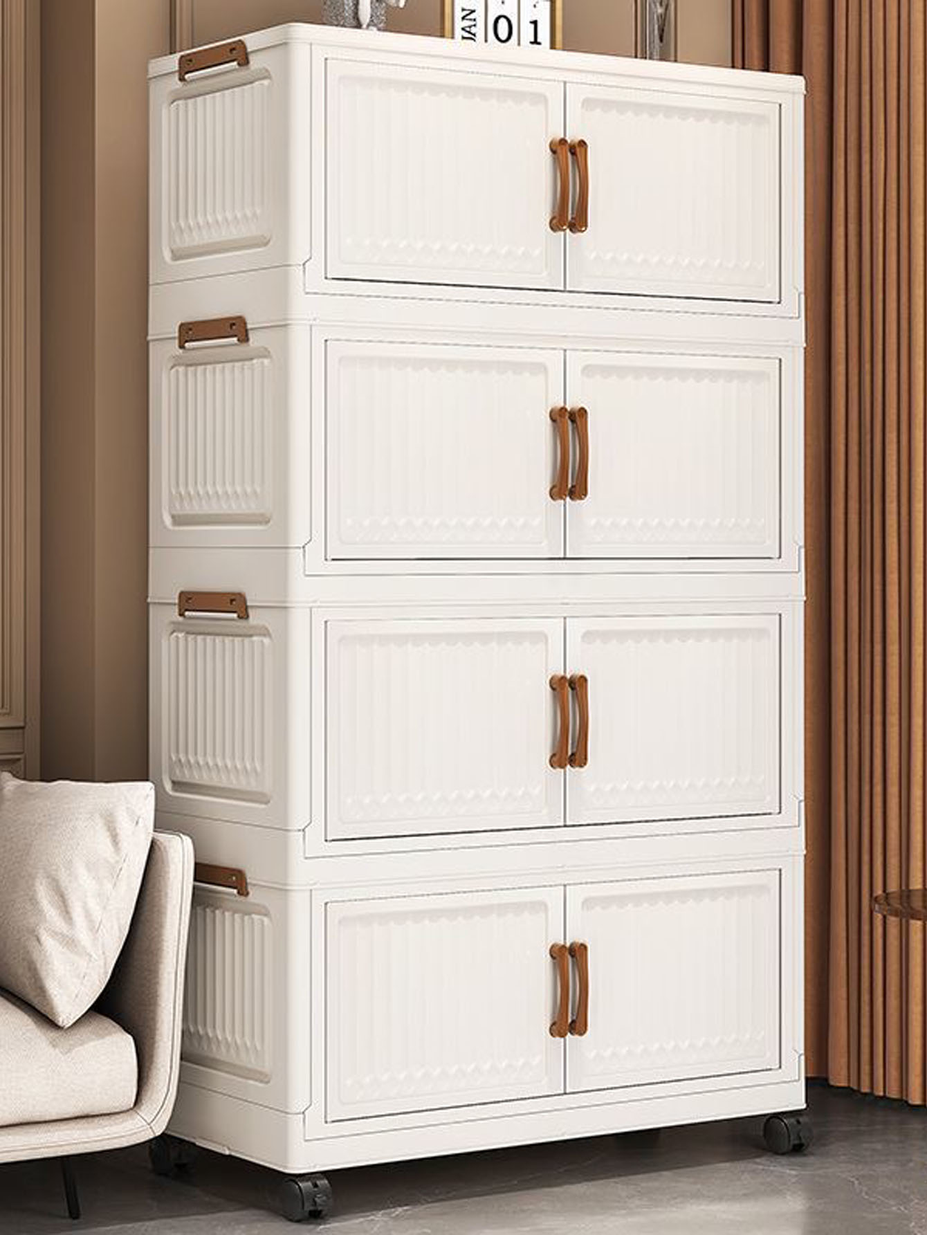 Faltbarer, nicht zu installier – Baby Clothing Storage Bewertung und Preis