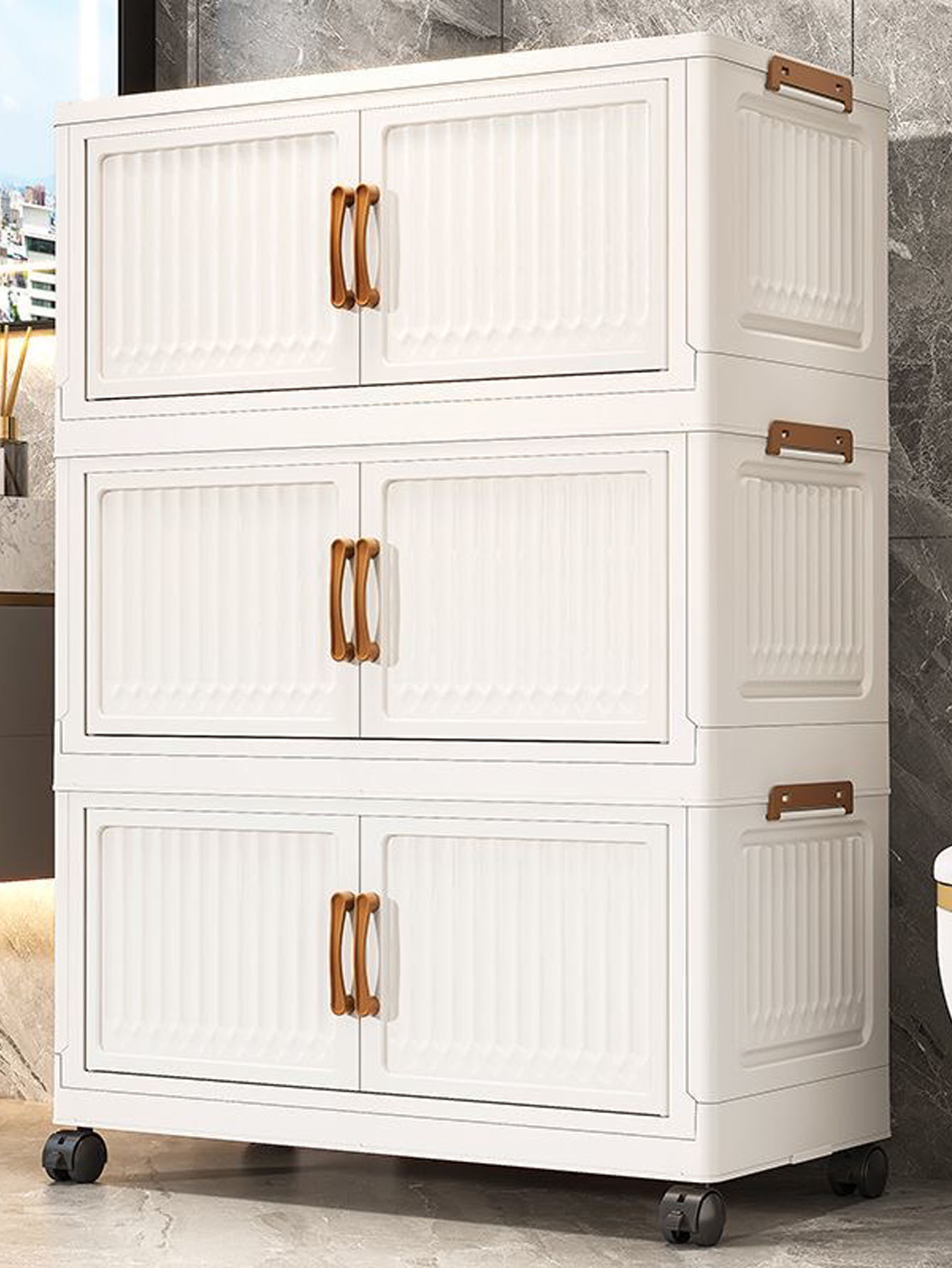 Faltbarer, nicht zu installier – Baby Clothing Storage Bewertung und Preis