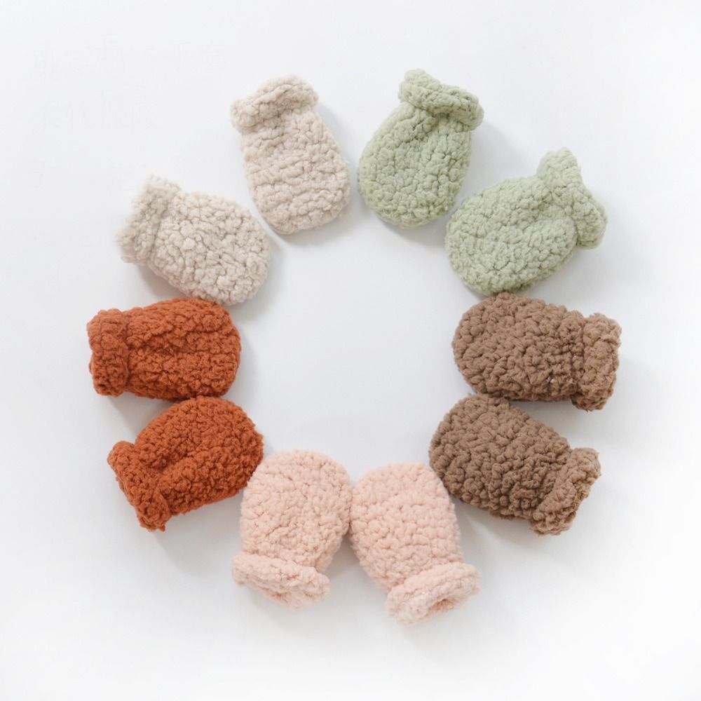 Plüsch Fleece Kleinkind Handwä – Baby Mittens Scratch Bewertung und Preis