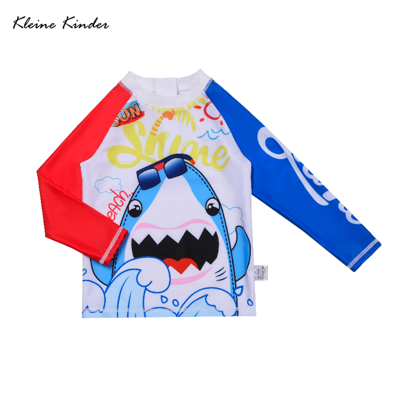 Kinder Badeanzug Langarm Shark – Baby Swimwear Uv Bewertung und Preis