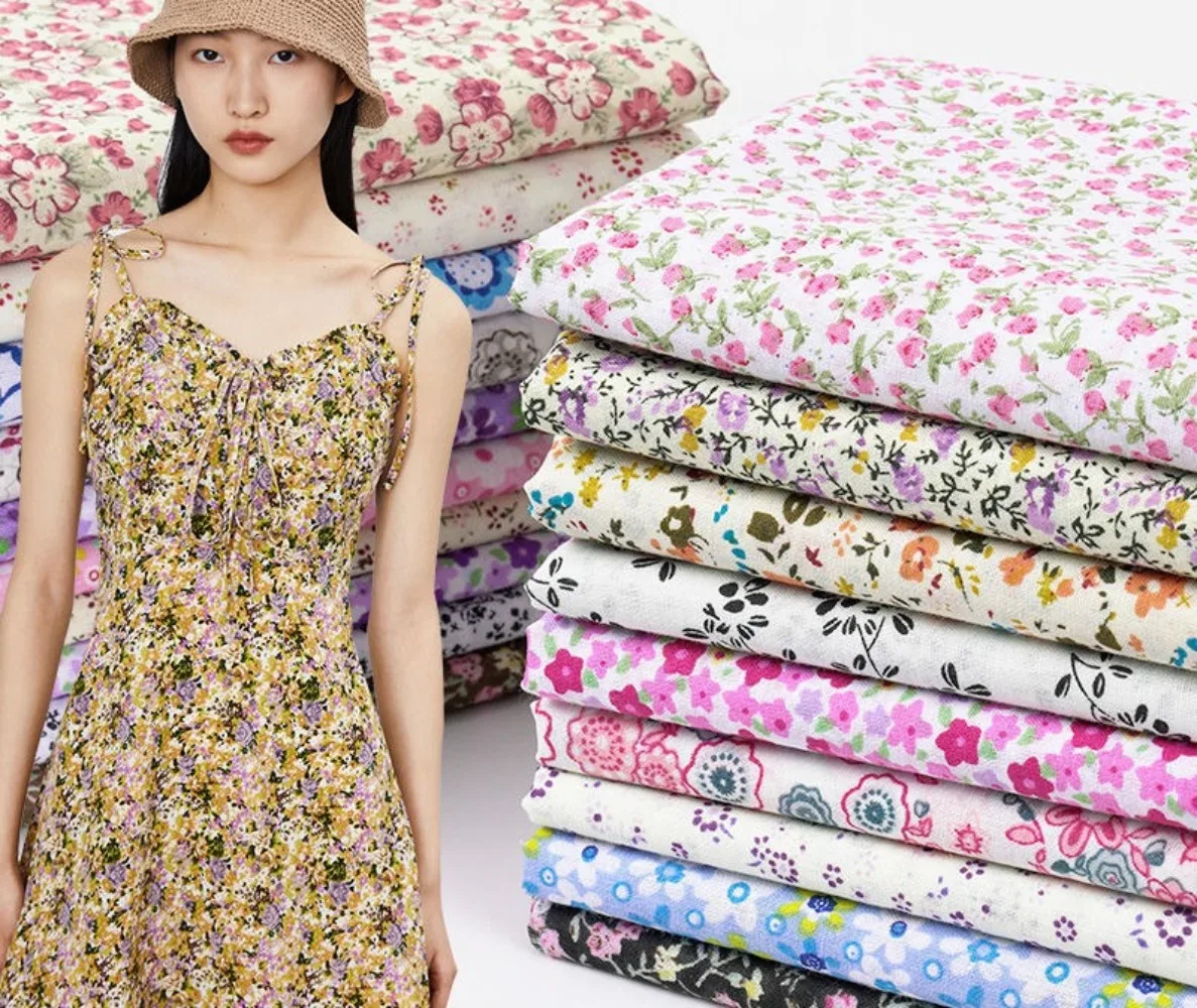 Kleiner floraler Baumwollstoff – Baby Clothing Country Bewertung und Preis