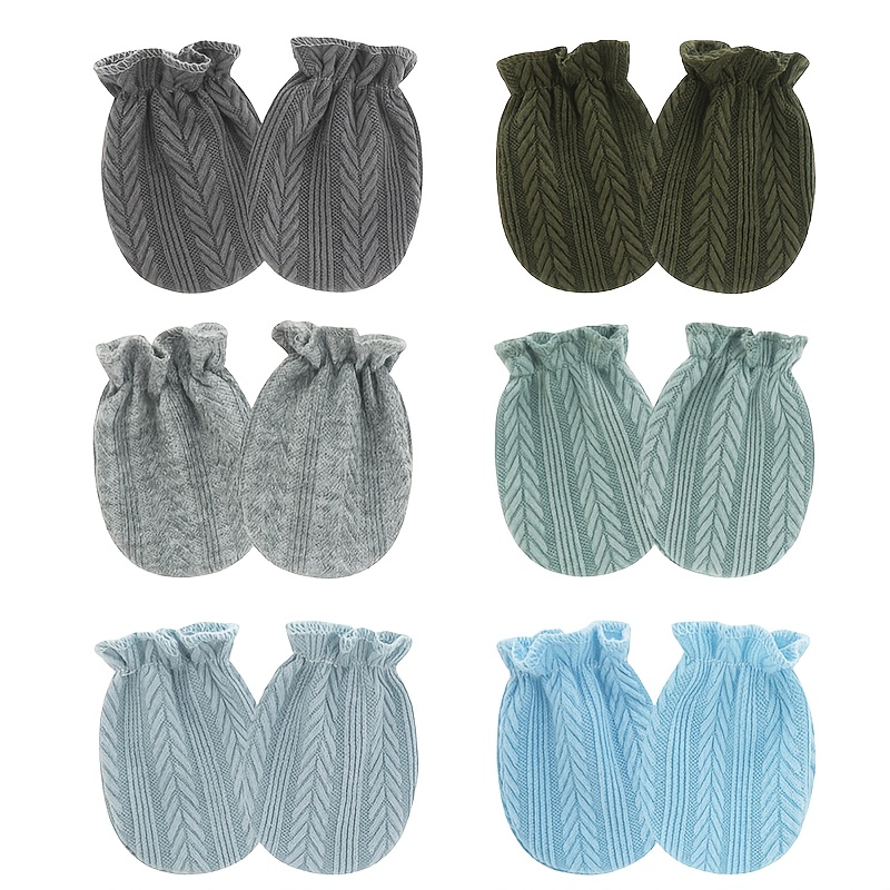 6 Paare/los Neugeborenen Hands – Baby Mittens Scratch Bewertung und Preis